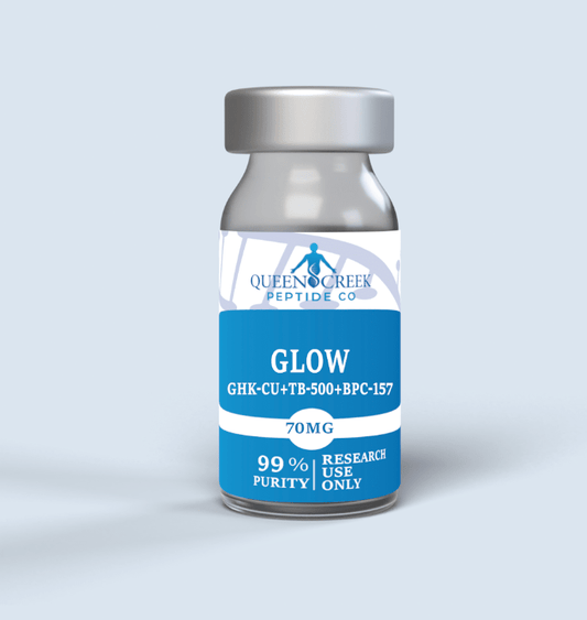 GLOW GHK - Cu & TB - 500 & BPC - 157 70MG - Queen Creek Peptide Co
